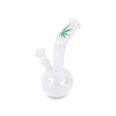 Small Leaf Bouncer Saxo Glass Bong 16cm